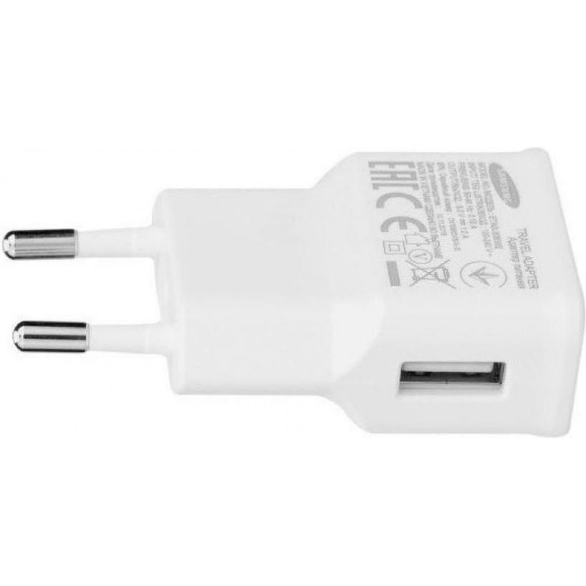 Samsung Φορτιστής Χωρίς Καλώδιο με Θύρα USB-A 15W Λευκός (EP-TA20E Bulk)