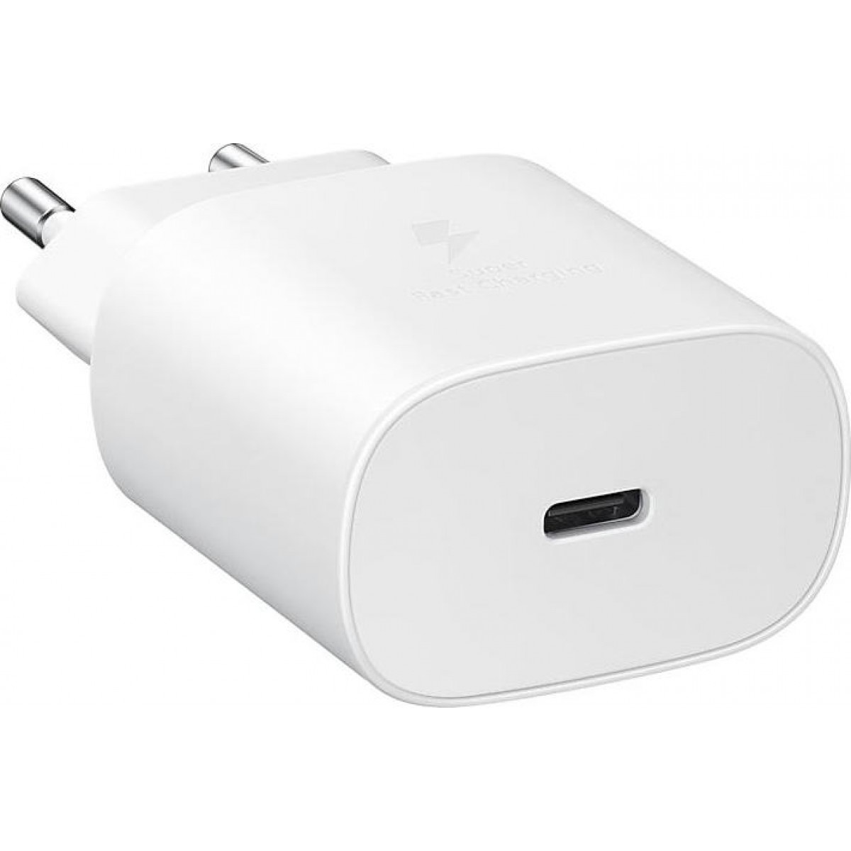 USB Type-C Cable & Wall Adapter Λευκό (Travel Adapter 25W) Original Blister