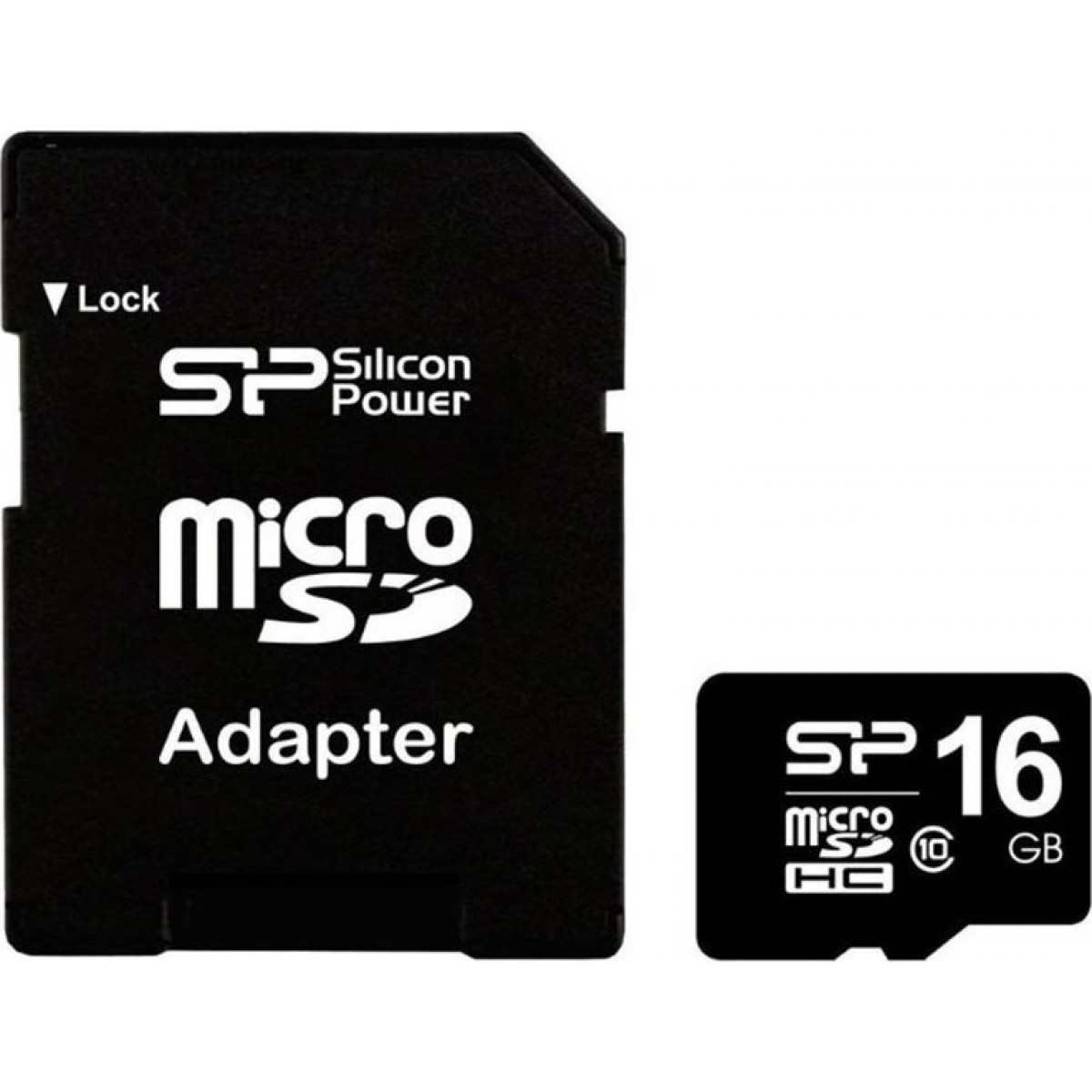 Silicon Power microSDHC 16GB Class 10 High Speed με αντάπτορα